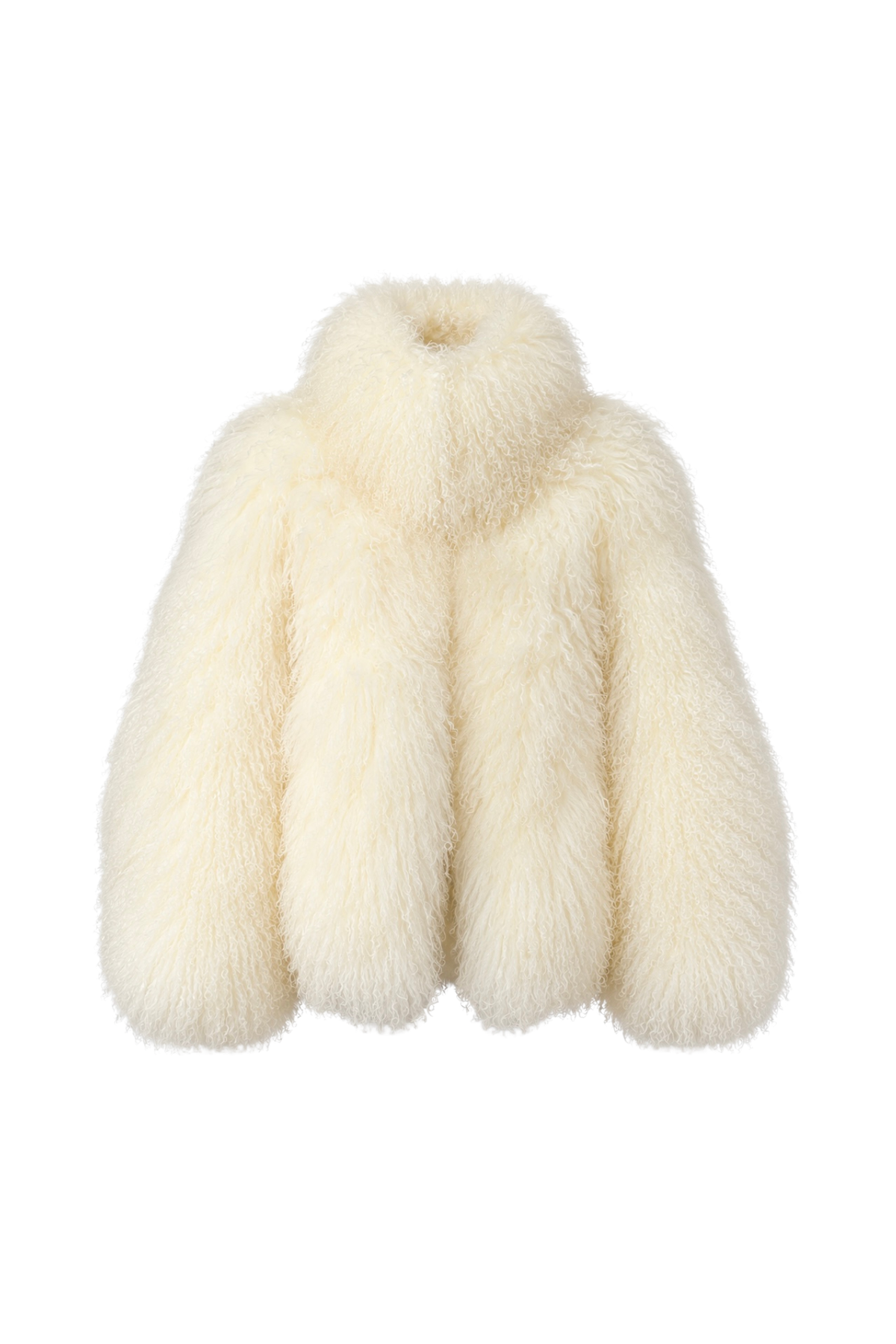 CARSON SHEARLING COAT BONE