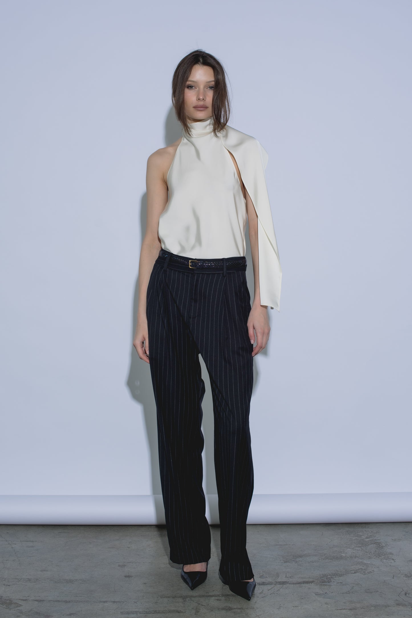 EDEN SCARF TOP VANILLA - Centre Piece