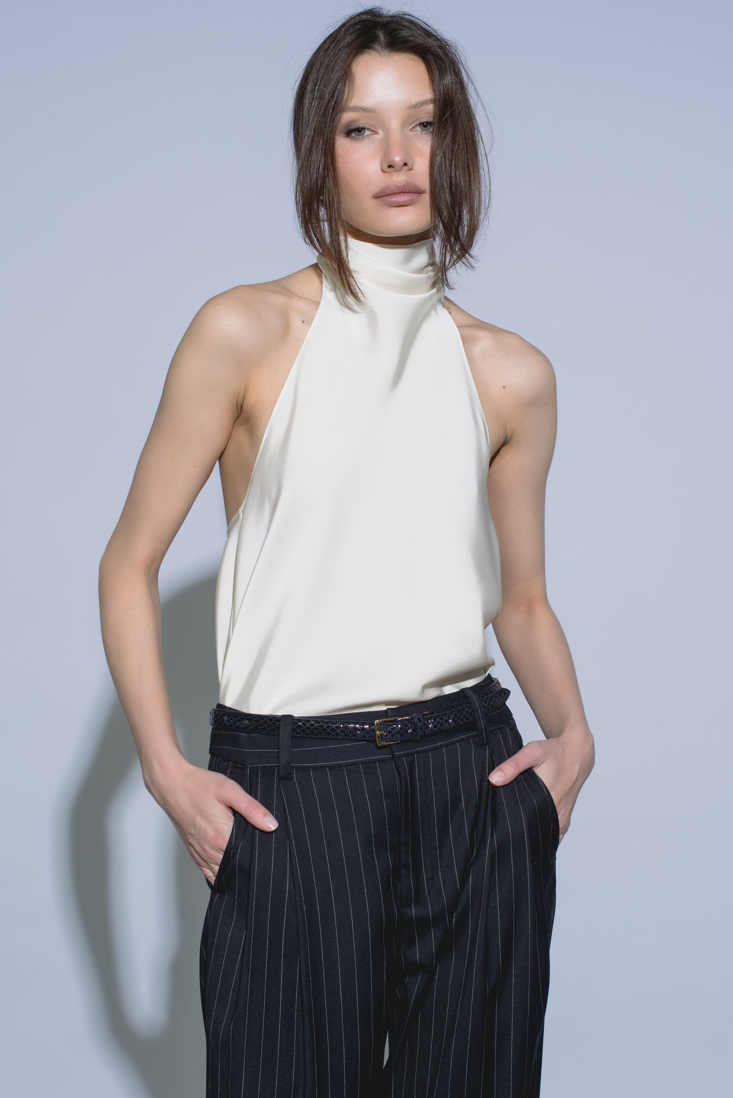 EDEN SCARF TOP VANILLA - Centre Piece