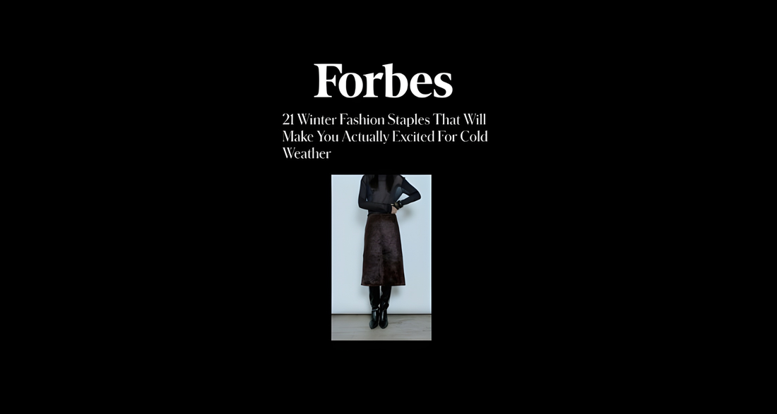 FORBES: Jett Calf Hair Skirt