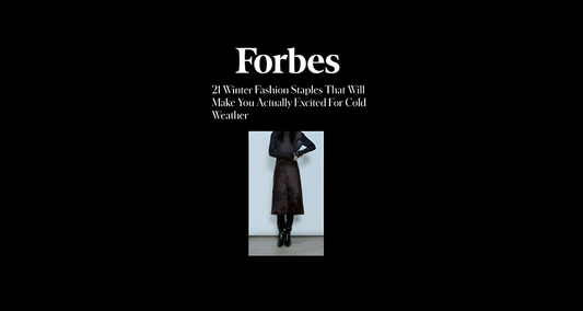 FORBES: Jett Calf Hair Skirt