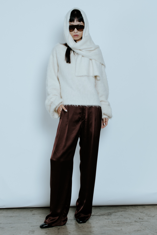 HANA SCARF SWEATER