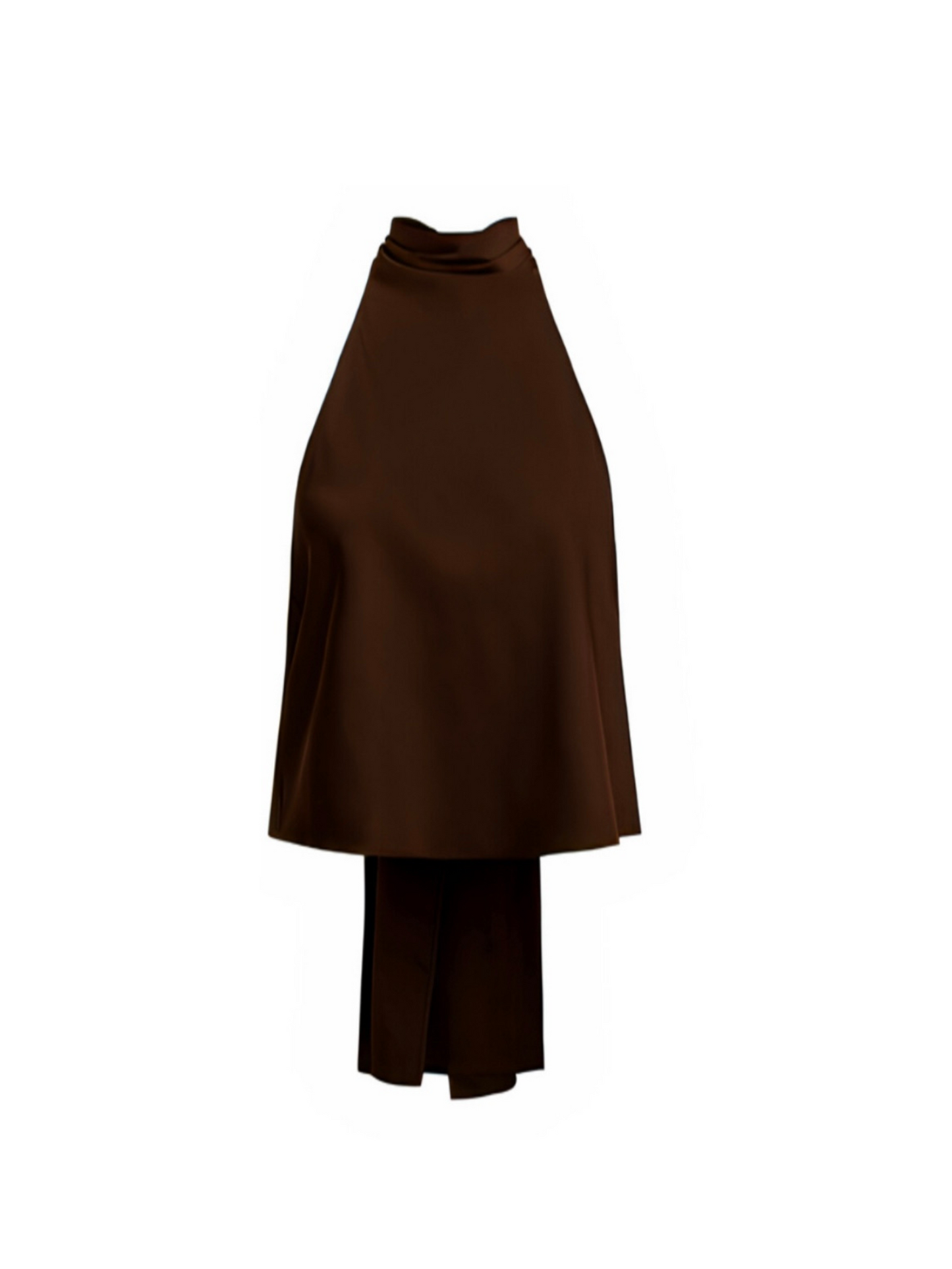 EDEN SCARF TOP ESPRESSO