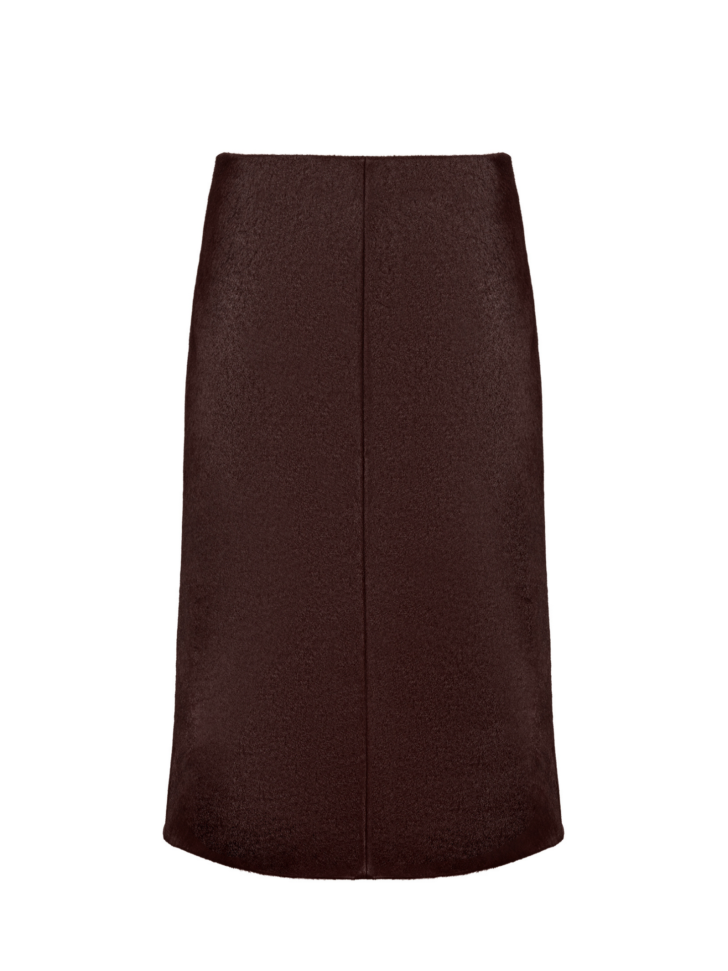 JETT CALF HAIR SKIRT BURGUNDY