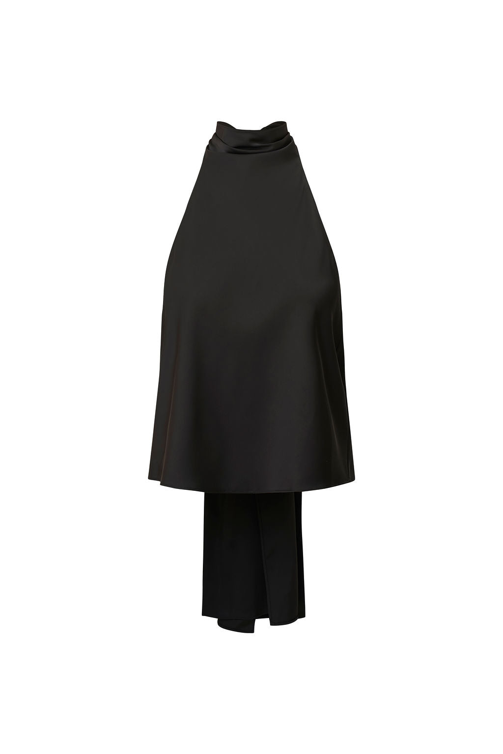 EDEN SCARF TOP BLACK - Centre Piece