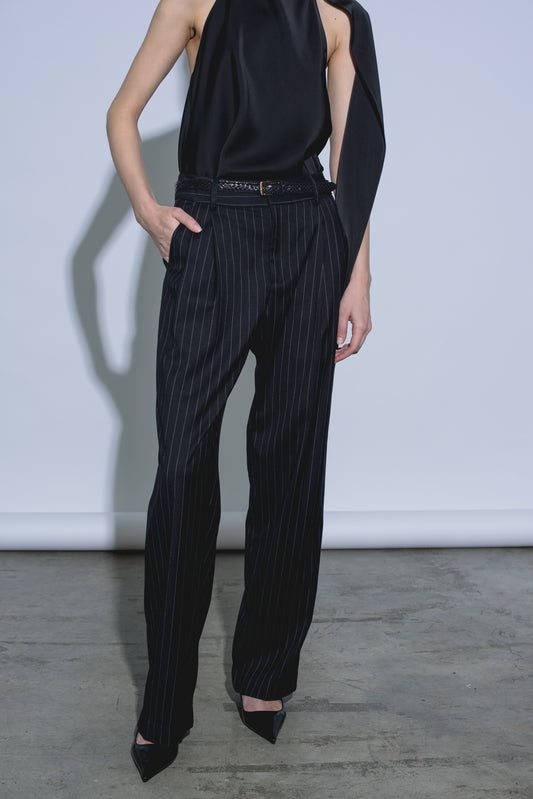 WALKER PINSTRIPE TROUSER - Centre Piece