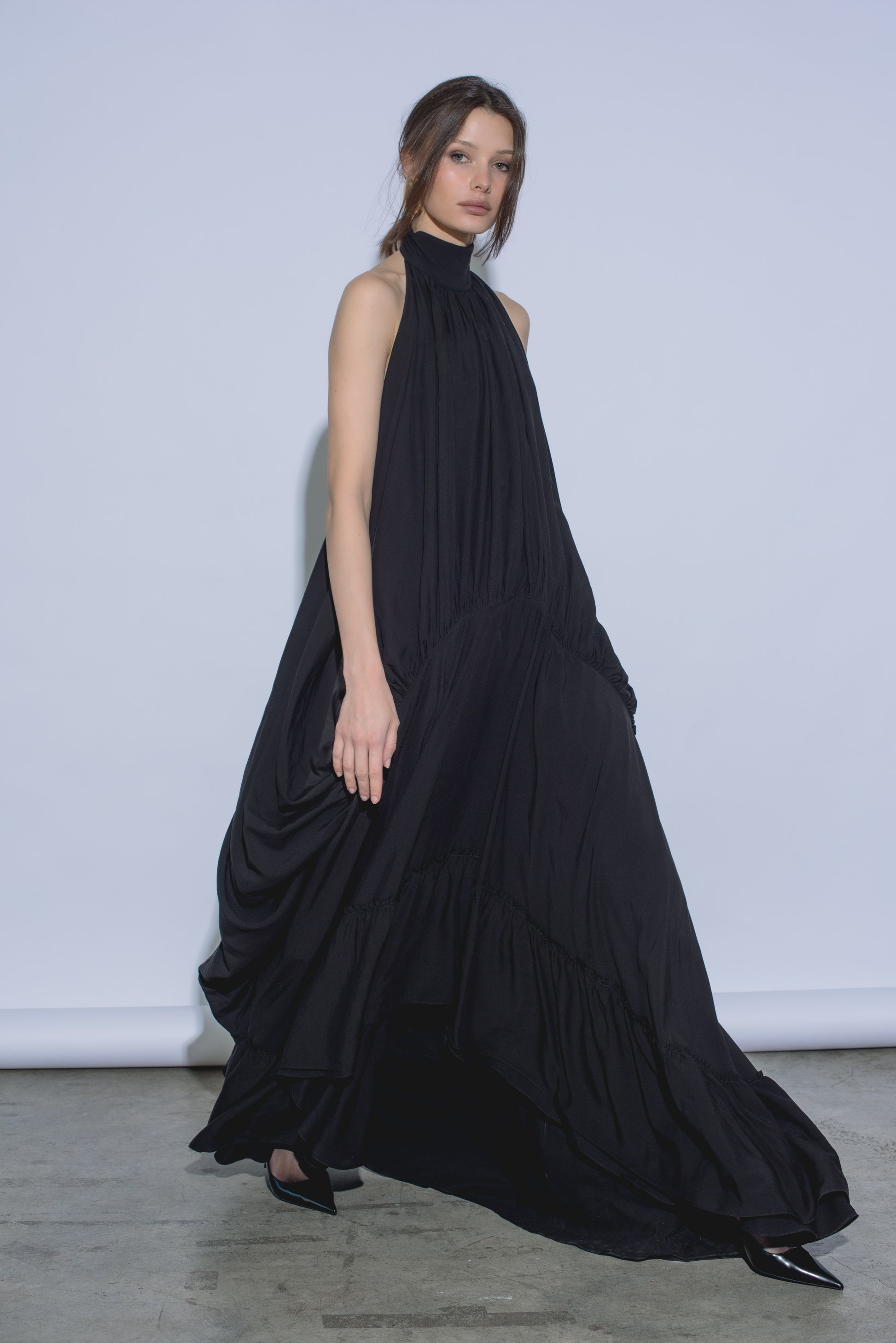 ALAYA MAXI DRESS Black XS